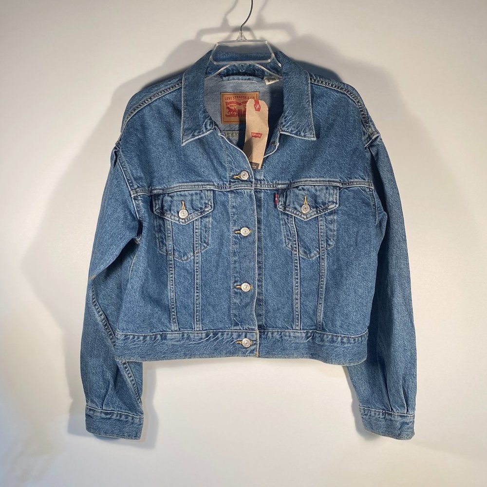 Levis Denim Trucker Jacket Women Size M / New